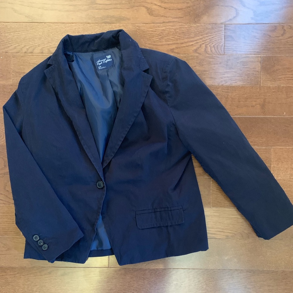 Navy American Eagle Blazer